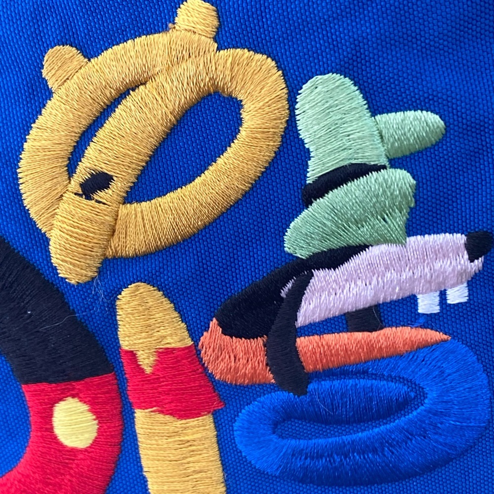 Walt Disney World Embroidered Blue Tote Bag - Picture 3 of 4